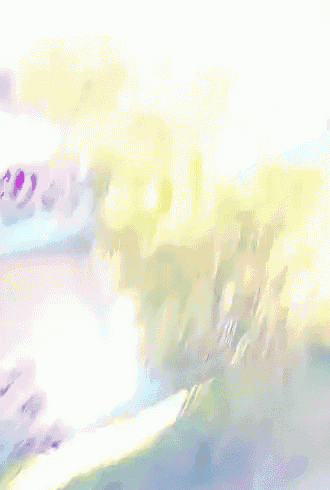 a painting of a blue and purple background