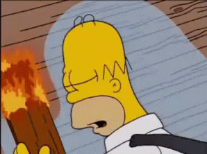 Homer Simpson Slapped GIF - Homer Simpson Slapped Cat GIFs