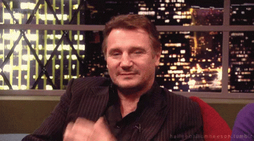 Liam Neeson Blowskiss GIF - Liam Neeson Blowskiss Wink GIFs