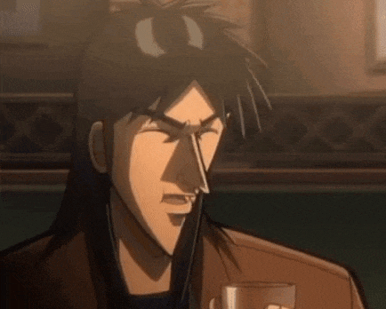 a man in a cartoon is holding a glass of whiskey and smoking a cigarette .