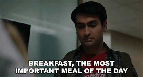 Breakfast The Most Important Meal Of The Day GIF - Breakfast The Most Important Meal Of The Day Kumail Nanjiani GIFs