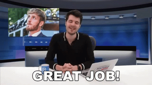 Great Job Benedict Townsend GIF - Great Job Benedict Townsend Youtuber News GIFs