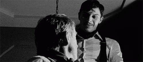 James March Evan Peters GIF - James March Evan Peters Giggle GIFs