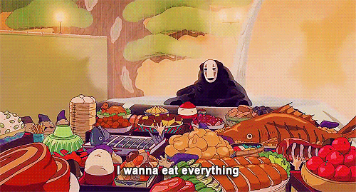 Hungry GIF - Spirited Away I Wanna Eat Everything I Want To Eat Everything GIFs