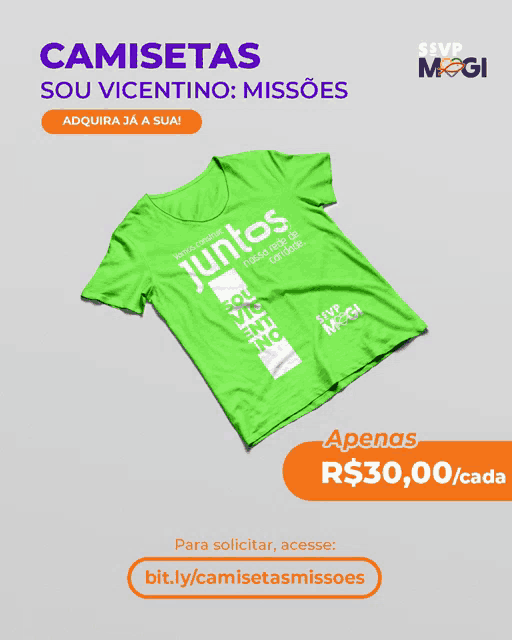 a green t-shirt that says juntos on the front