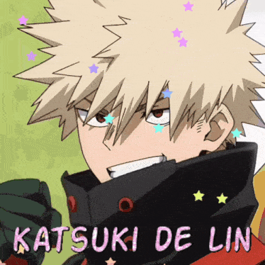 katsuki de lin is the name of the anime character shown here