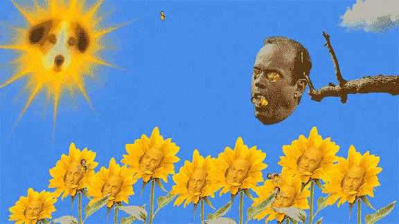 Frasier Bees GIF - Frasier Bees Sunflowers GIFs