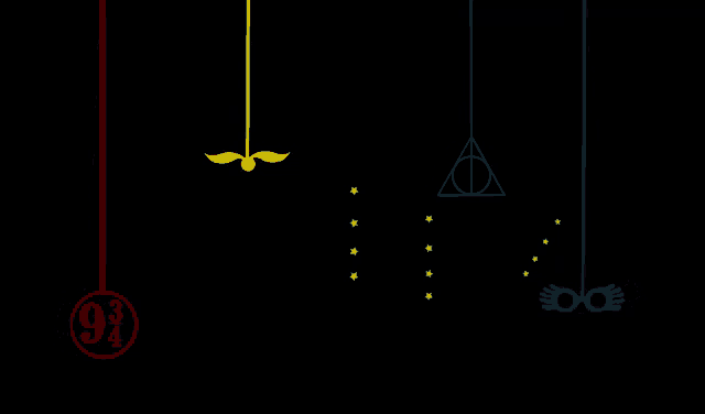 a black background with a red circle that says ' harry potter '