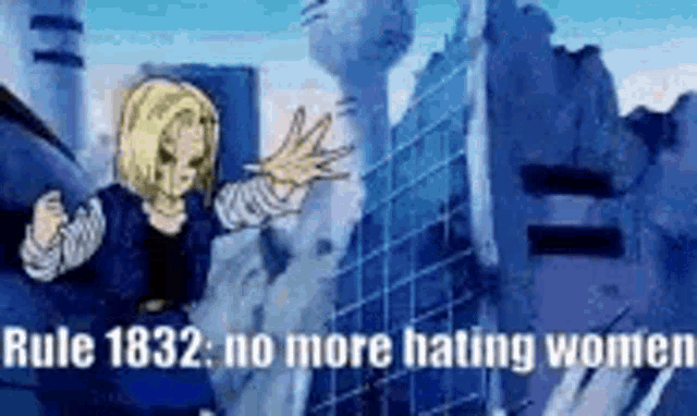 a cartoon of a woman standing in front of a building .
