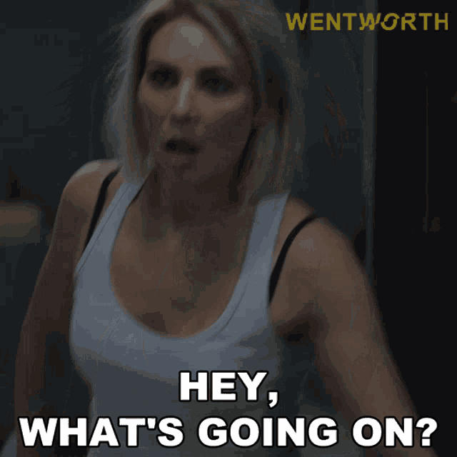 Hey Whats Going On Allie Novak GIF - Hey Whats Going On Allie Novak Wentworth GIFs