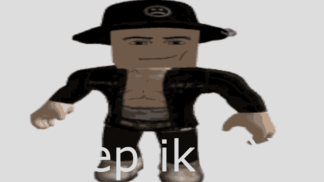 a roblox character with the name lepik0 written on the bottom
