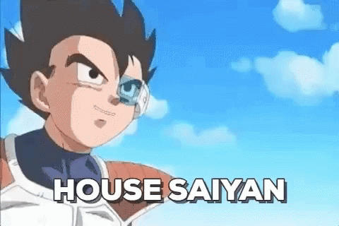 Saiyan House Saiyan GIF - Saiyan House Saiyan Amazed GIFs