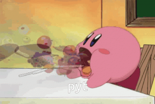 Pyt Kirby GIF - Pyt Kirby Eating GIFs