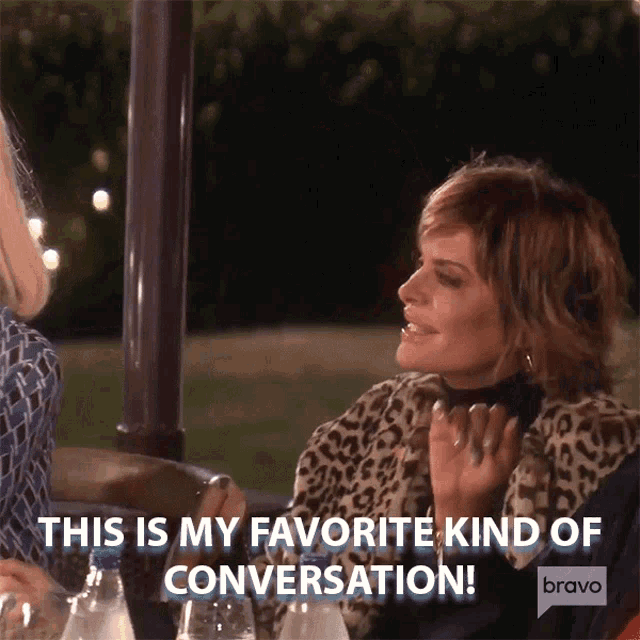 This Is My Favorite Kind Of Conversation Lisa Rinna GIF - This Is My Favorite Kind Of Conversation Lisa Rinna Real Housewives Of Beverly Hills GIFs