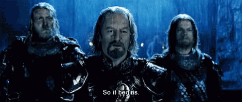 So It Begins Lord Of The Rings GIF - So It Begins Lord Of The Rings So GIFs