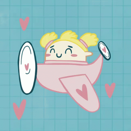 Jlptichka Blonde Cute Girl GIF - Jlptichka Blonde Cute Girl Pink Plane GIFs