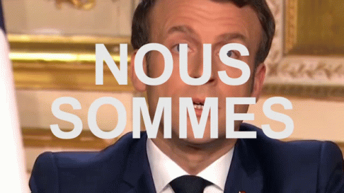 Noussommesenguerre Macron GIF - Noussommesenguerre Macron Emmanuel GIFs