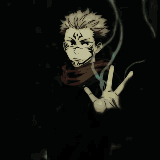 a cartoon character with a scarf around his neck