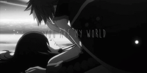 You Are My World Anime GIF - You Are My World Anime Anime Love GIFs