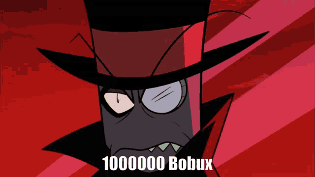 a picture of a cartoon character with the words 1000000 bobux written on the bottom