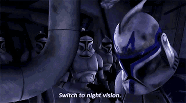Star Wars Captain Rex GIF - Star Wars Captain Rex Switch To Night Vision GIFs