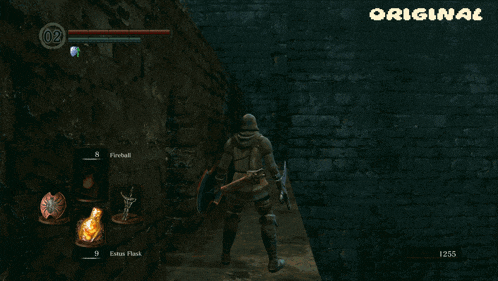 a screenshot of a video game that says original on the top right