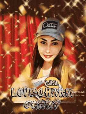 a cartoon of a woman wearing a hat that says queen