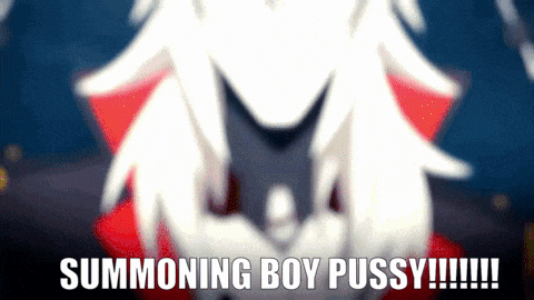 a blurred image of a person with the words summoning boy pussy written on it