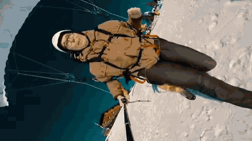 Skydiving Parachuting GIF - Skydiving Parachuting Winter GIFs