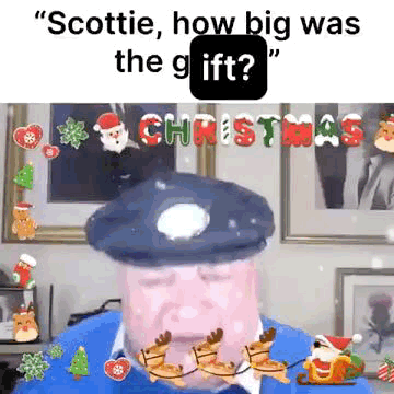 Scottie Mcclue Gift GIF - Scottie Mcclue Gift Christmas GIFs