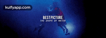 a movie poster for the shape of water