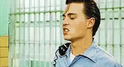 Johnny Depp Jail GIF - Jail Johnny Depp Cry Baby GIFs