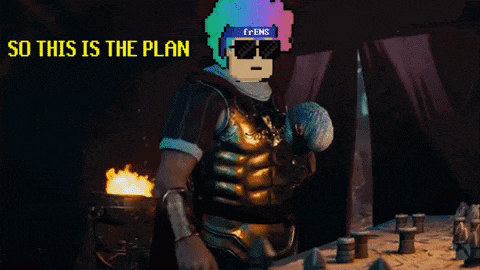 a video game character says so this is the plan in front of a candle