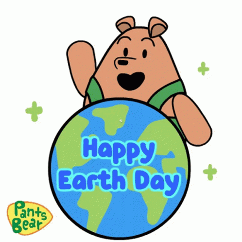 Happy Earth Day Pants Bear GIF - Happy Earth Day Pants Bear Earth Day GIFs