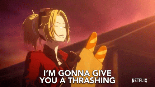 Im Gonna Give You A Thrashing Im Gonna Beat You Up GIF - Im Gonna Give You A Thrashing Im Gonna Beat You Up Levius GIFs