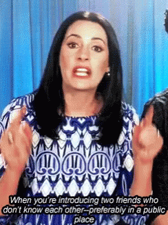 Paget Brewster Introoducing GIF - Paget Brewster Introoducing Friends GIFs