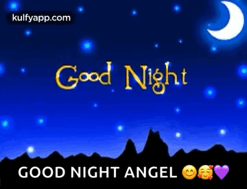 Good Night - Stars Good Night Wishes GIF