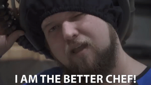 I Am The Better Chef The Better Cook GIF - I Am The Better Chef The Better Cook I Can Cook Better GIFs