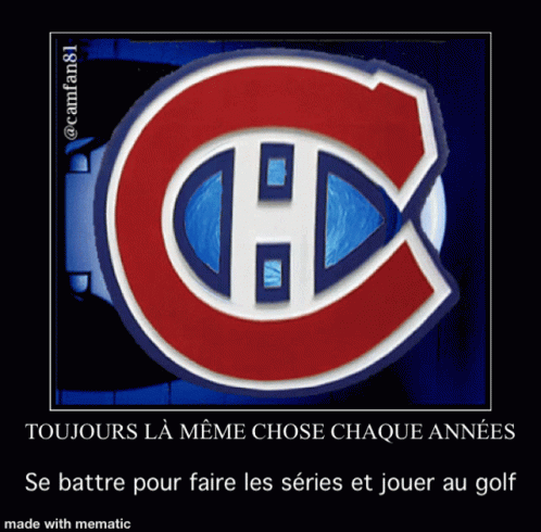 Canadiens Golf GIF - Canadiens Golf Toujours GIFs