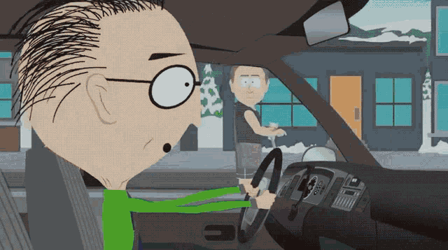 Driving Mr Mackey GIF - Driving Mr Mackey South Park GIFs