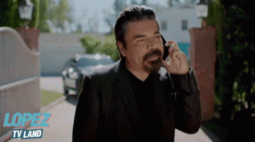 Hello? GIF - George Lopez Calling GIFs