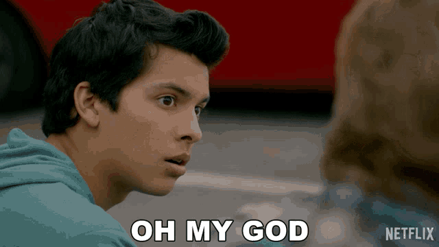 a man says oh my god in a netflix ad