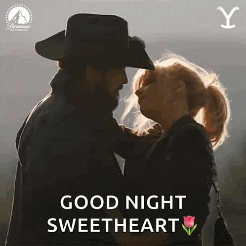 a poster for paramount network shows a man and a woman kissing