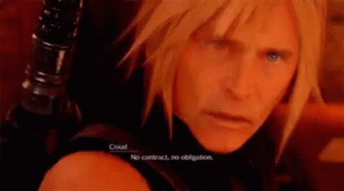 Willem Dafoe Cloud Strife GIF - Willem Dafoe Cloud Strife No Contract No Obligations GIFs