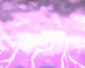 a purple and white lightning storm with a purple sky in the background