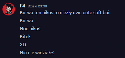 a black background with a skull and the words kurwa ten nikos to niezly uwu cute soft boi