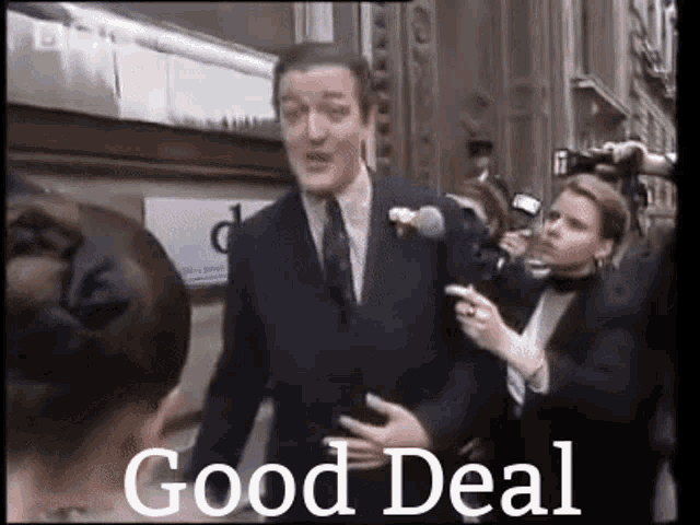 Good Deal Stephen Fry GIF - Good Deal Stephen Fry GIFs