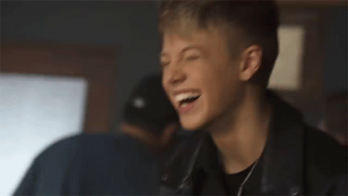 Laughing Carson Lueders GIF - Laughing Carson Lueders Lonely GIFs
