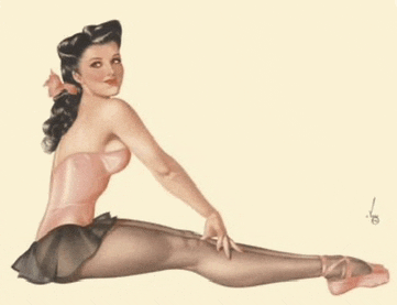 a woman in a pink top and black skirt is sitting on the floor with her legs crossed