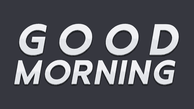 Good Morning Discord GIF - Good Morning Discord Glitch GIFs